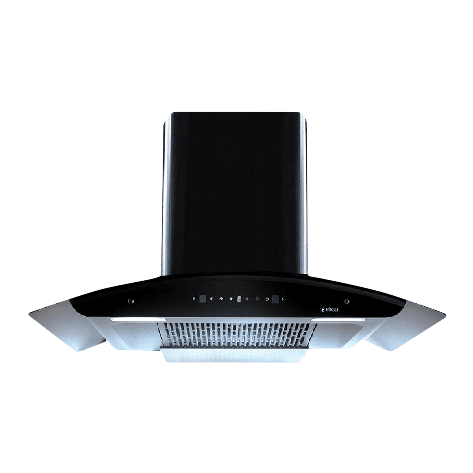 elica WD TFL HAC 90 MS NERO 90cm 1425m3/hr Ducted Auto Clean Wall Mounted Chimney with Motion Sensing Technology (Black)_1