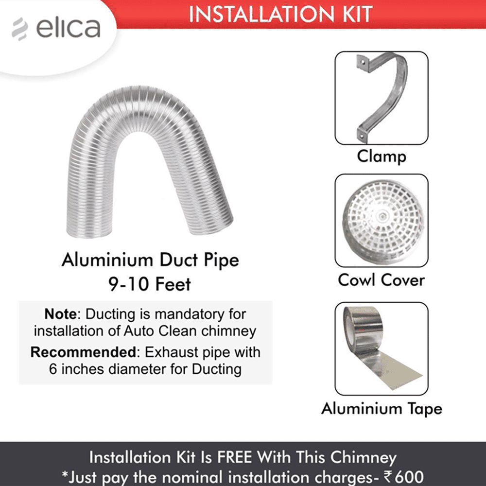 elica WD TFL HAC 90 MS NERO 90cm 1425m3/hr Ducted Auto Clean Wall Mounted Chimney with Motion Sensing Technology (Black)_9