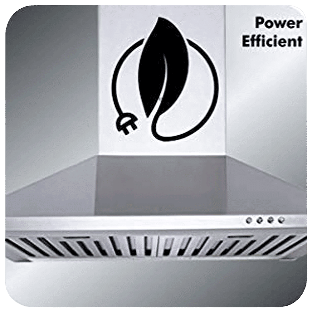 elica STRIP BF 60 SS 60cm 880m3/hr Ducted Wall Mounted Chimney with Push Button Control (Silver)_4