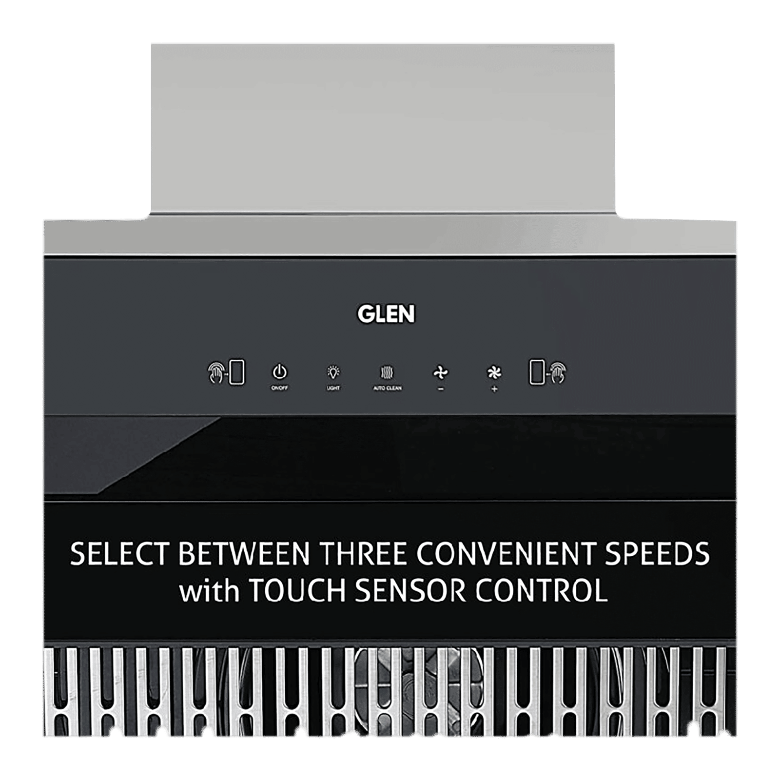 GLEN GL 6073 BL ACLN MS 90cm 1400m3/hr Ducted Auto Clean Wall Mounted Chimney with Touch Control Panel (Black) GLEN GL 6073 BL ACLN MS 90cm 1400m3/hr Ducted Auto Clean Wall Mounted Chimney with Touch Control Panel (Black)_10