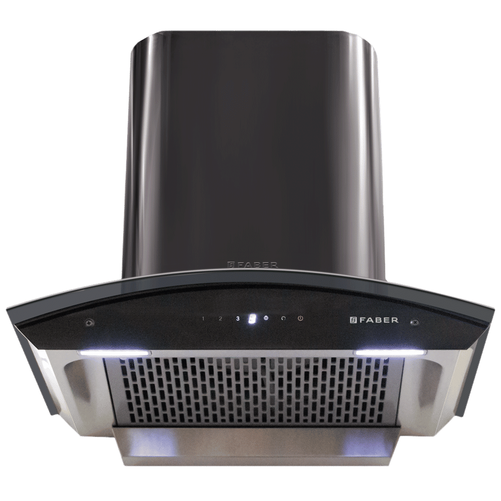 FABER Orient 60cm 1200m3/hr Ducted Auto Clean Wall Mounted Chimney with Touch Controls (Black)_6