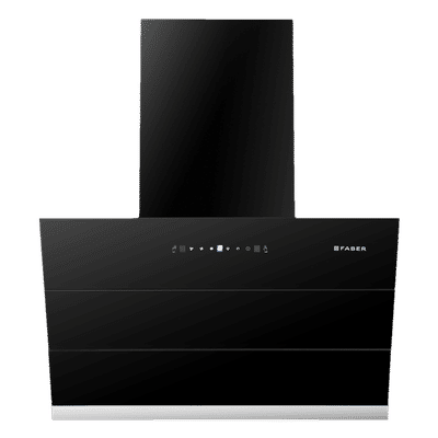 FABER ZENITH FL SC AC BK 60cm 1350m3/hr
                      Ducted Auto Clean Wall Mounted Chimney with Touch
                      Control (Black)