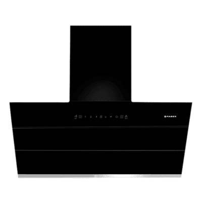 FABER Hood Zenith FL SC AC BK 90cm 1350m3/hr
                      Ducted Auto Clean Wall Mounted Chimney with Touch
                      Control (Black)