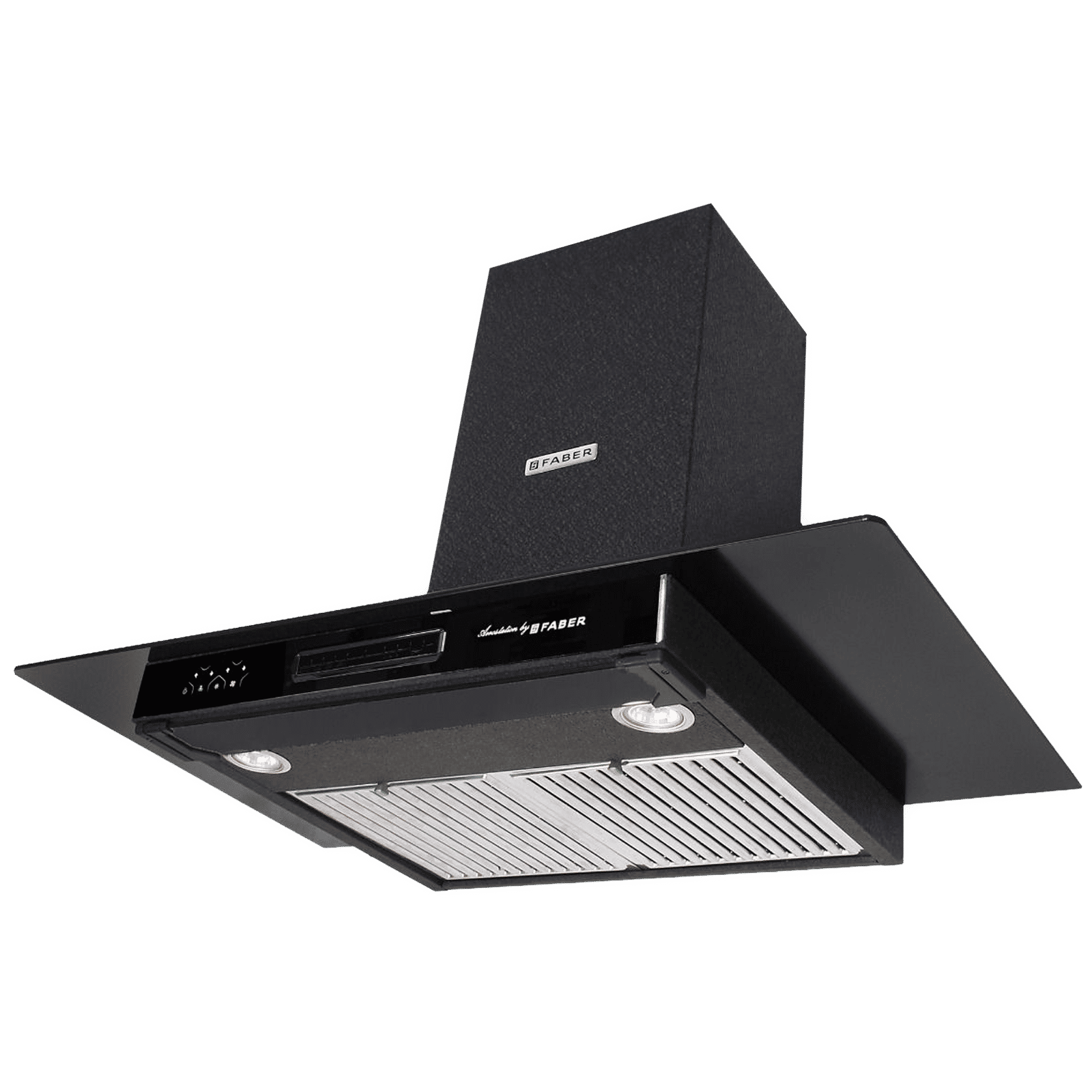 FABER AEROSTATION STAR PRO 3D AB TC 90cm 1095m3/hr Ducted Wall Mounted Chimney with Backlit Touch (Alligator Black) FABER AEROSTATION STAR PRO 3D AB TC 90cm 1095m3/hr Ducted Wall Mounted Chimney with Backlit Touch (Alligator Black)_1