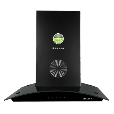 FABER FEEL 3D PLUS MAX T2S2 BK TC 60cm
                      1350m3/hr Ducted Auto Clean Wall Mounted Chimney
                      with Touch Control Panel (Black)