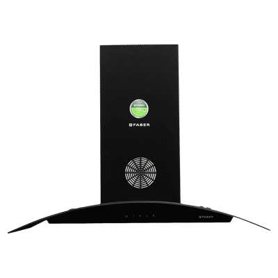 FABER FEEL 3D PLUS MAX T2S2 BK TC 90cm
                      1350m3/hr Ducted Wall Mounted Chimney with Touch
                      Control Panel (Black)