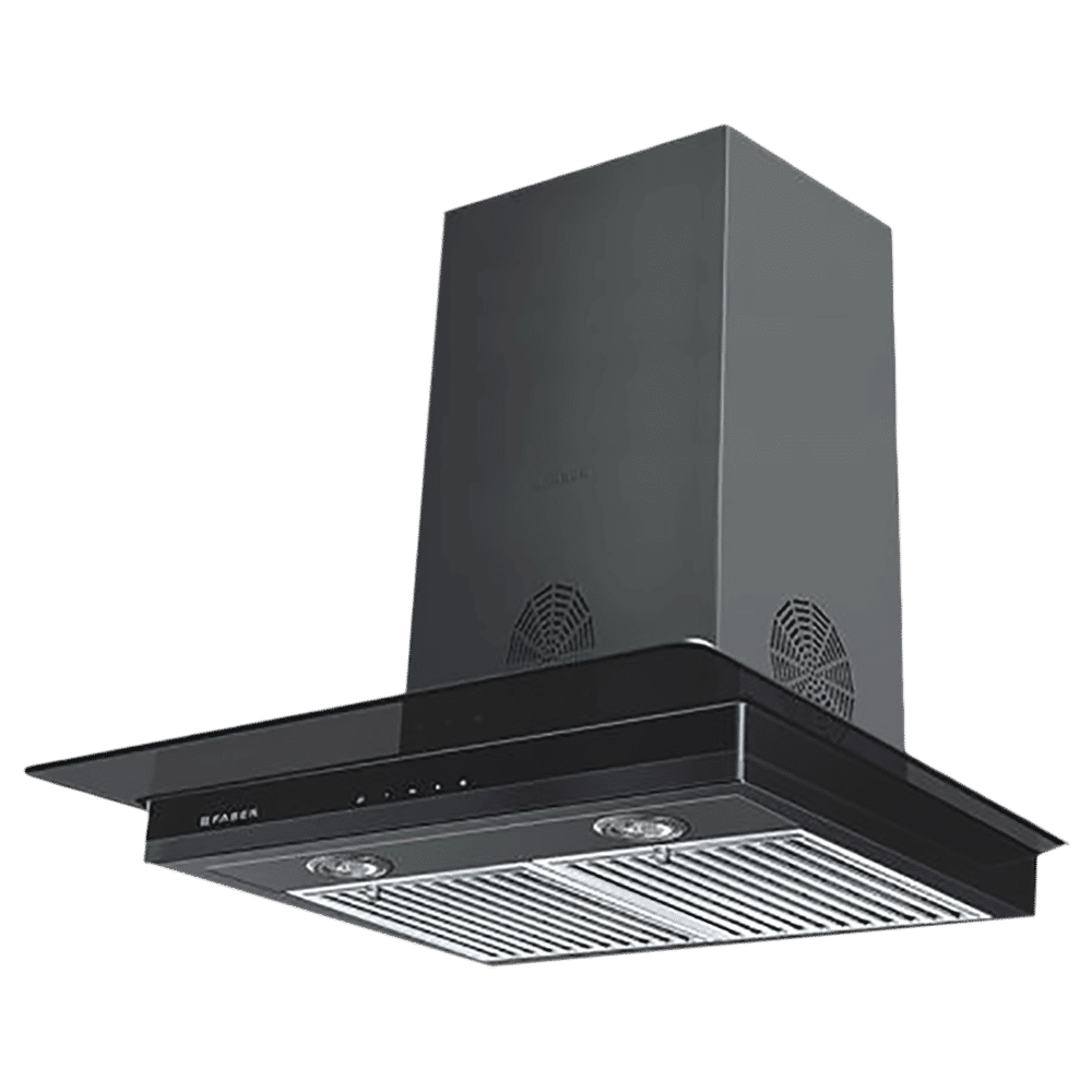 FABER SUPER 3D PLUS MAX T2S2 BK TC 60cm 1350m3/hr Ducted Wall Mounted Chimney with Touch Control Panel (Black) FABER SUPER 3D PLUS MAX T2S2 BK TC 60cm 1350m3/hr Ducted Wall Mounted Chimney with Touch Control Panel (Black)_1