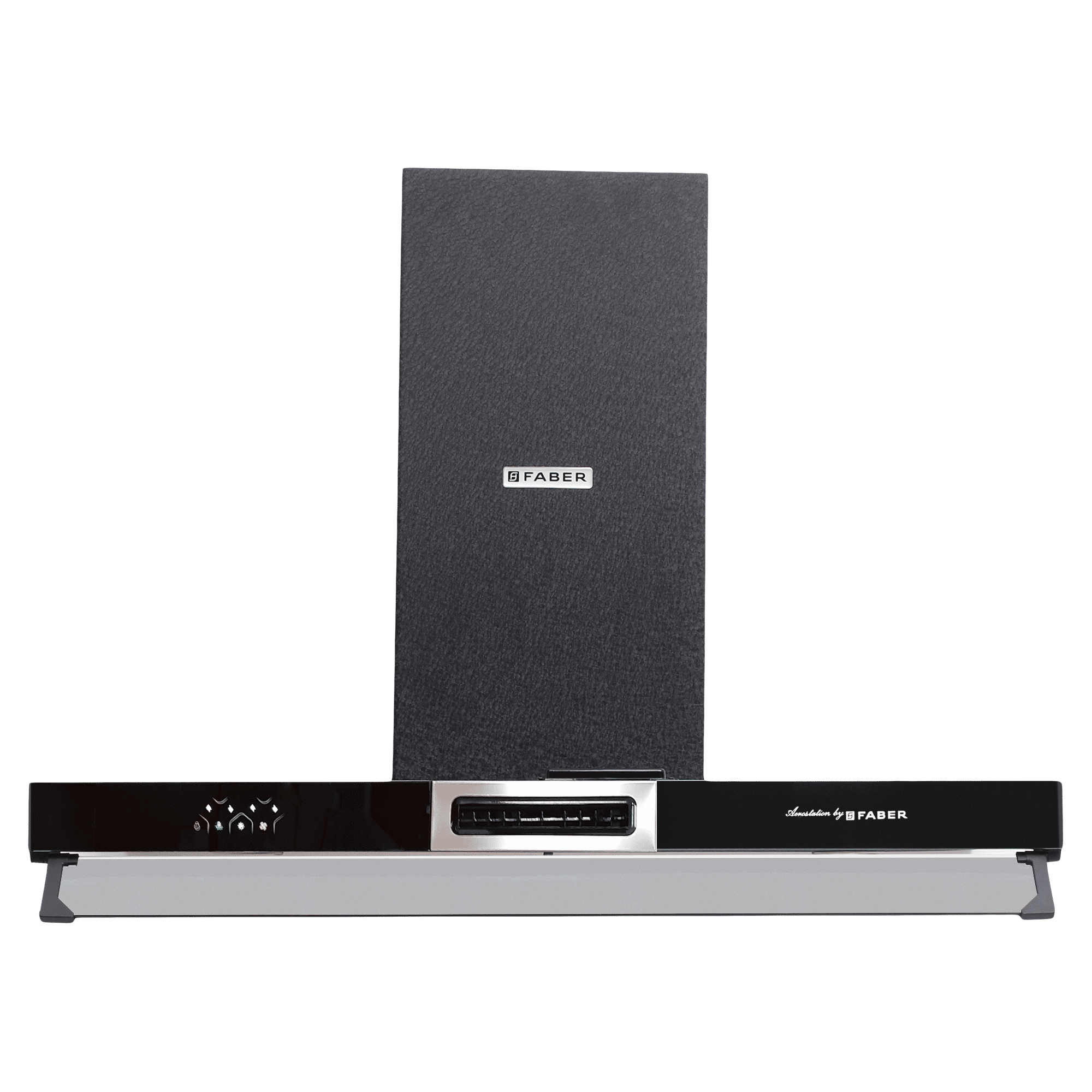 FABER AEROSTATION SPARKLE PRO 3D AB TC 90cm 1095m3/hr Ducted Wall Mounted Chimney with Backlit Touch (Alligator Black) FABER AEROSTATION SPARKLE PRO 3D AB TC 90cm 1095m3/hr Ducted Wall Mounted Chimney with Backlit Touch (Alligator Black)_1