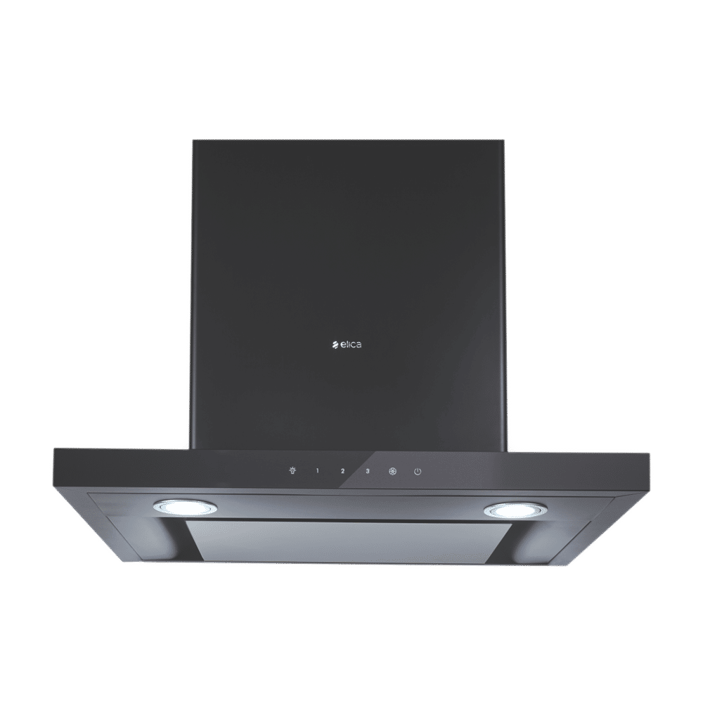 elica SPOT H4 EDS 60 NERO T4V LED 60cm 1010m3/hr Ducted Wall Mounted Chimney with Touch Control (Black) elica SPOT H4 EDS 60 NERO T4V LED 60cm 1010m3/hr Ducted Wall Mounted Chimney with Touch Control (Black)_1