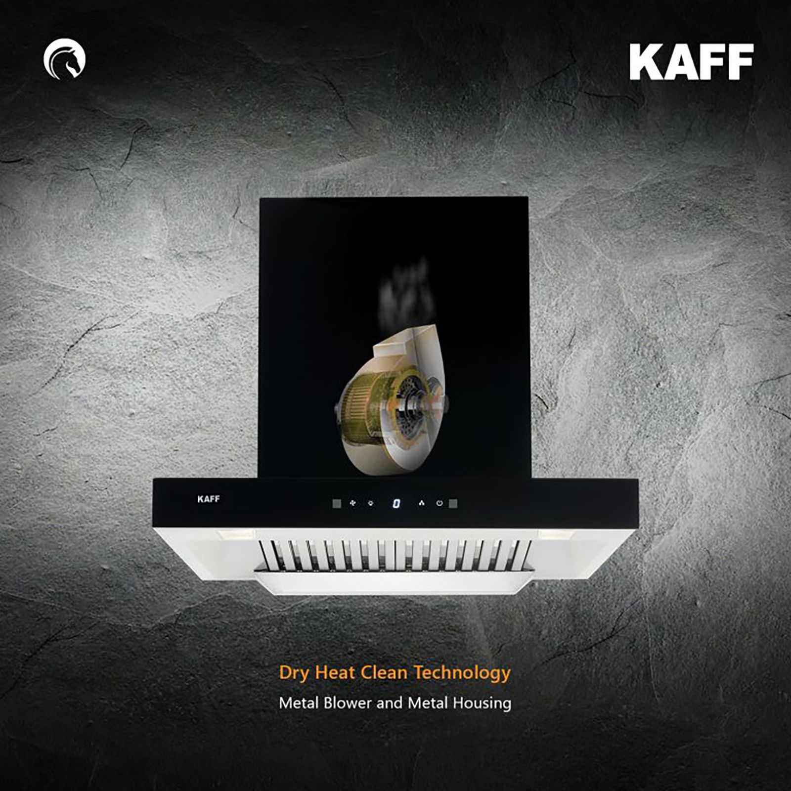 KAFF VITO DHC 60cm 1180m3/hr Ducted Auto Clean Wall Mounted Chimney with Touch Control Panel (Black) KAFF VITO DHC 60cm 1180m3/hr Ducted Auto Clean Wall Mounted Chimney with Touch Control Panel (Black)_14
