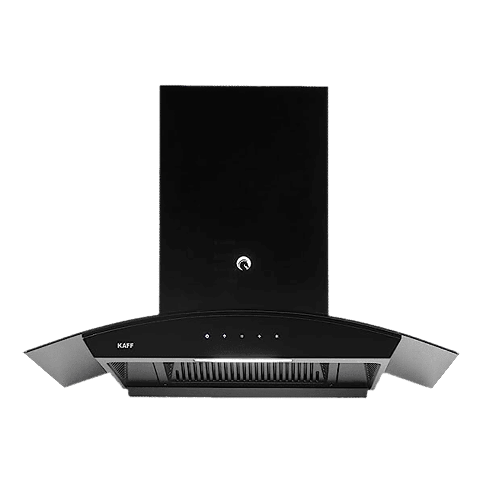 KAFF VASCO DHC 75cm 1250m3/hr Ducted Auto Clean Wall Mounted Chimney with Touch Control Panel (Black) KAFF VASCO DHC 75cm 1250m3/hr Ducted Auto Clean Wall Mounted Chimney with Touch Control Panel (Black)_1