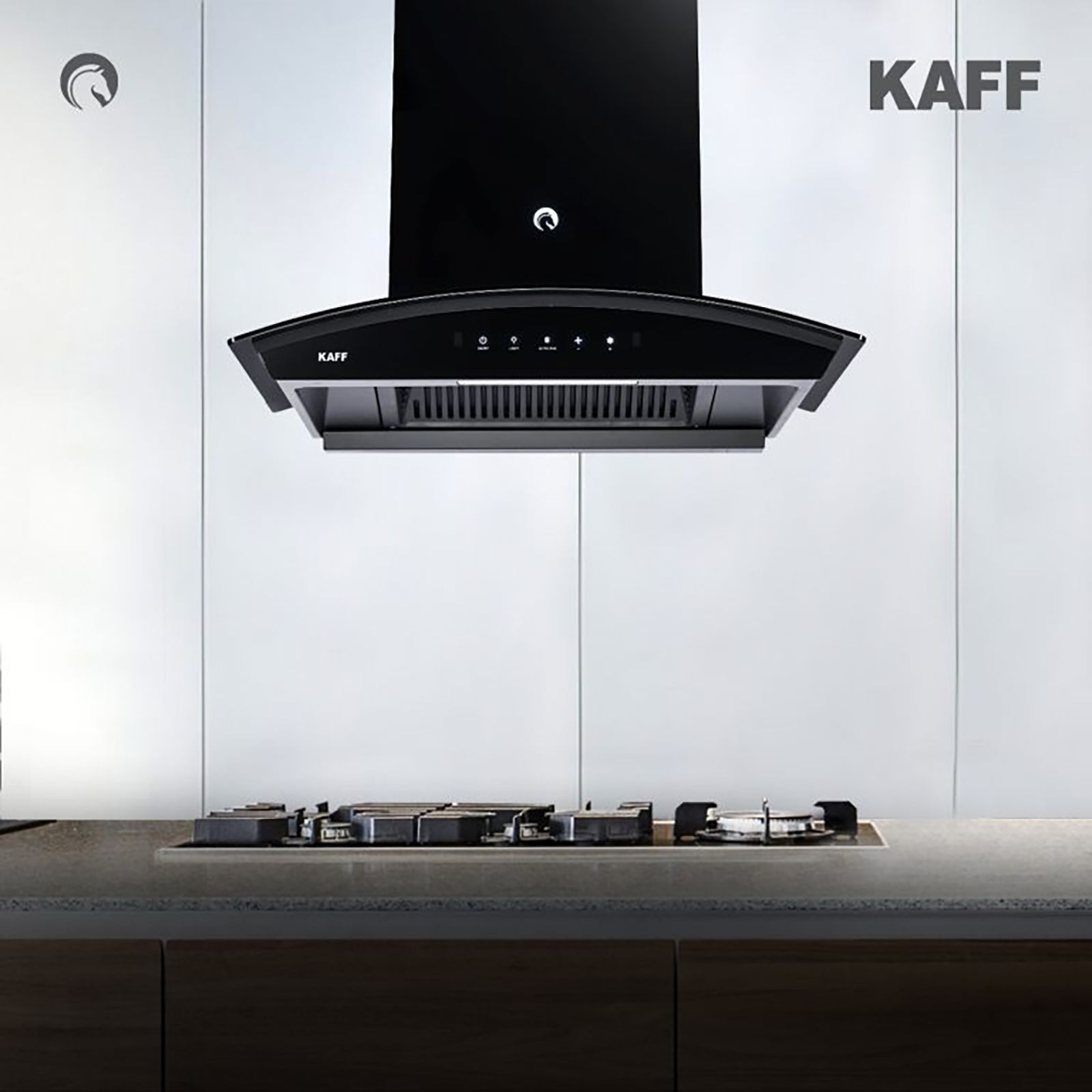 KAFF VASCO DHC 75cm 1250m3/hr Ducted Auto Clean Wall Mounted Chimney with Touch Control Panel (Black) KAFF VASCO DHC 75cm 1250m3/hr Ducted Auto Clean Wall Mounted Chimney with Touch Control Panel (Black)_10