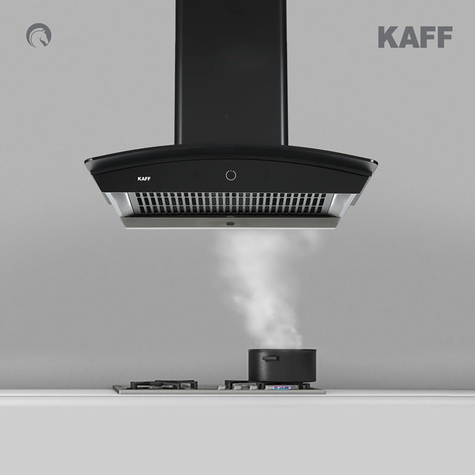 KAFF ROVER DHC 60cm 1180m3/hr Ducted Auto Clean Wall Mounted Chimney with Thermostatic Touch Control Panel (Black) KAFF ROVER DHC 60cm 1180m3/hr Ducted Auto Clean Wall Mounted Chimney with Thermostatic Touch Control Panel (Black)_8
