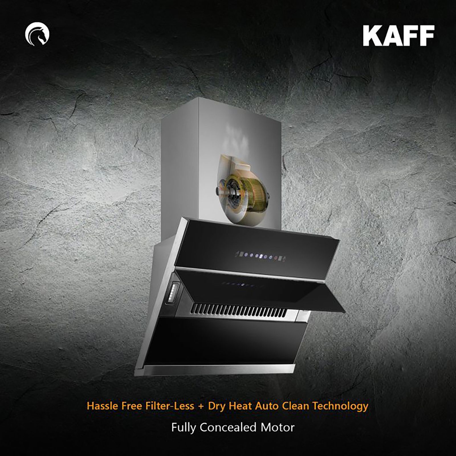 KAFF NOBELO TX DHC 60cm 1250m3/hr Ducted Auto Clean Wall Mounted Chimney with Touch Control Panel (Black) KAFF NOBELO TX DHC 60cm 1250m3/hr Ducted Auto Clean Wall Mounted Chimney with Touch Control Panel (Black)_6