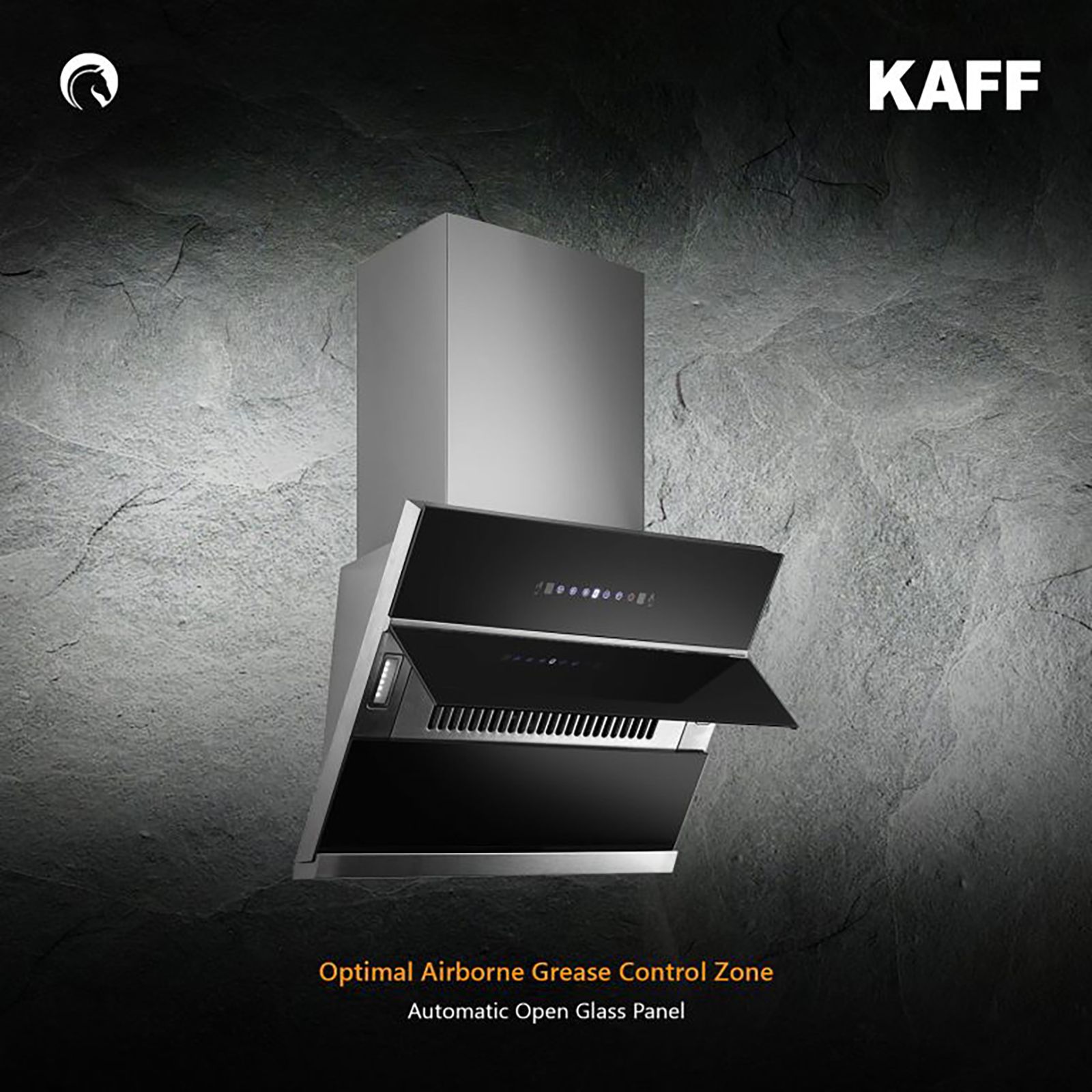 KAFF NOBELO TX DHC 90cm 1340m3/hr Ducted Auto Clean Wall Mounted Chimney with Touch Control Panel (Black) KAFF NOBELO TX DHC 90cm 1340m3/hr Ducted Auto Clean Wall Mounted Chimney with Touch Control Panel (Black)_11
