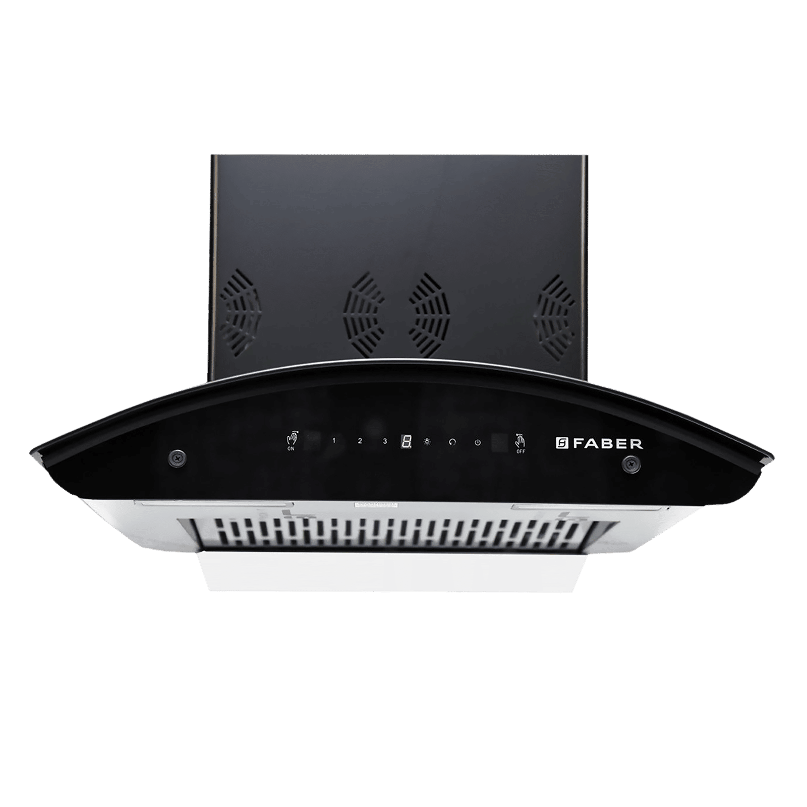 FABER Crest 3D Plus 60cm 1250m3/hr Ducted Auto Clean Wall Mounted Chimney with 3D Suction Power (Black) FABER Crest 3D Plus 60cm 1250m3/hr Ducted Auto Clean Wall Mounted Chimney with 3D Suction Power (Black)_10