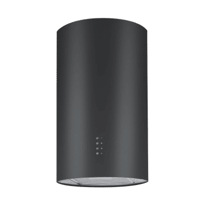 elica CIRCLE ISLAND 350 NERO 35cm 1000m3/hr Ducted Ceiling Mounted Chimney with Soft Touch Electronic Control (Black)