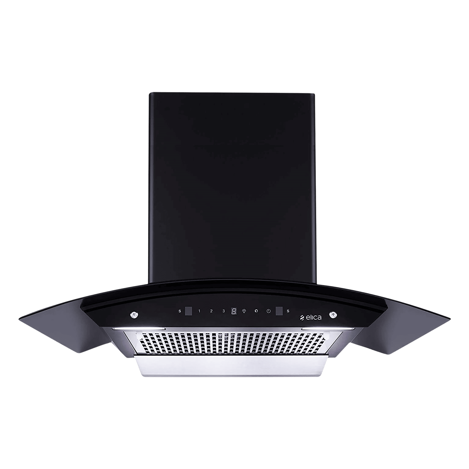 elica WDFL 906 HAC LTW MS NERO 90cm 1200m3/hr Ducted Auto Clean Wall Mounted Chimney with Touch Control Panel (Black) elica WDFL 906 HAC LTW MS NERO 90cm 1200m3/hr Ducted Auto Clean Wall Mounted Chimney with Touch Control Panel (Black)_1