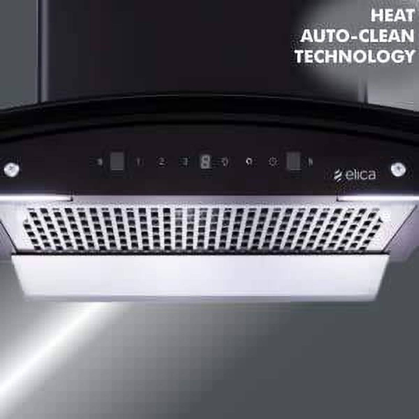 elica WDFL 906 HAC LTW MS NERO 90cm 1200m3/hr Ducted Auto Clean Wall Mounted Chimney with Touch Control Panel (Black) elica WDFL 906 HAC LTW MS NERO 90cm 1200m3/hr Ducted Auto Clean Wall Mounted Chimney with Touch Control Panel (Black)_8