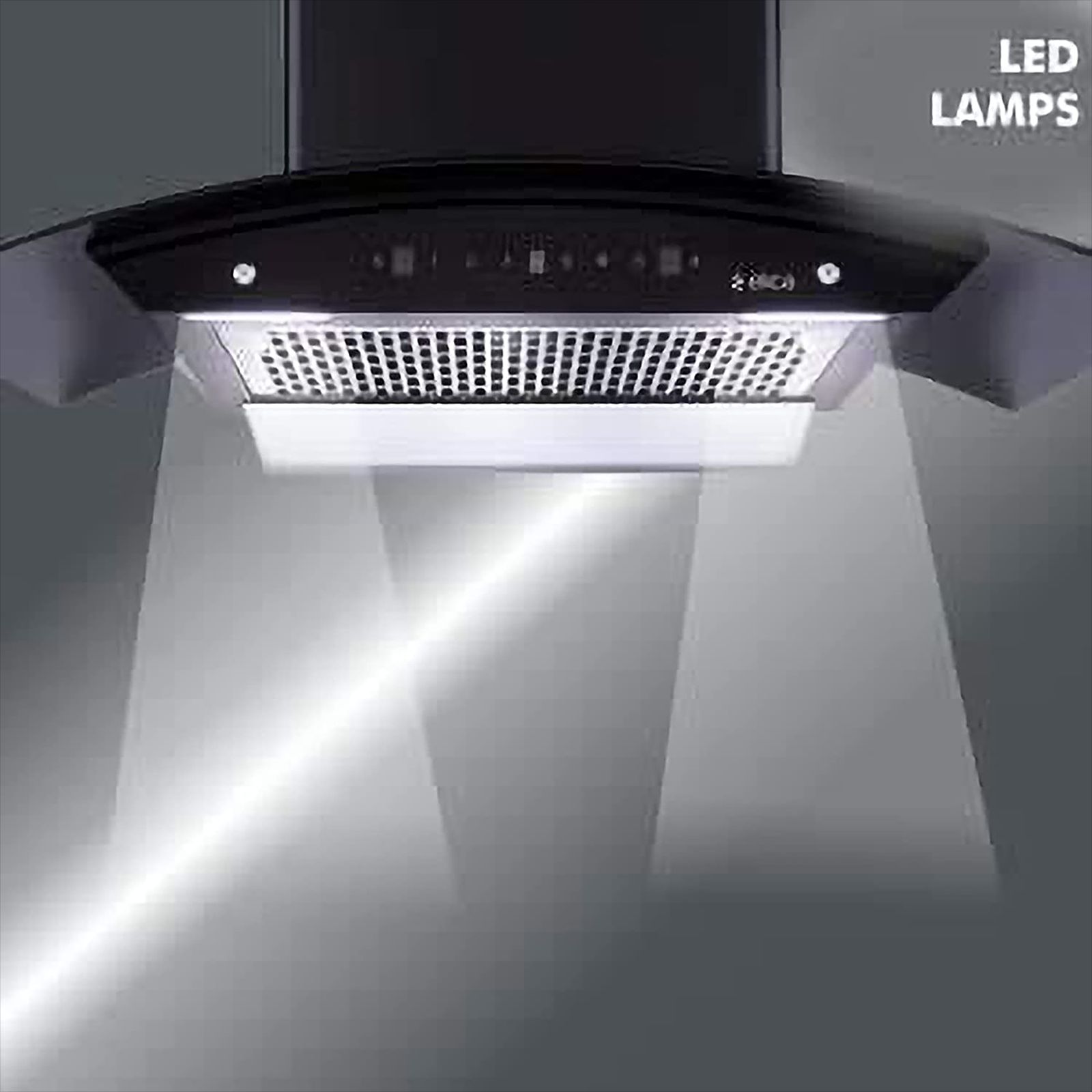 elica WDFL 906 HAC LTW MS NERO 90cm 1200m3/hr Ducted Auto Clean Wall Mounted Chimney with Touch Control Panel (Black) elica WDFL 906 HAC LTW MS NERO 90cm 1200m3/hr Ducted Auto Clean Wall Mounted Chimney with Touch Control Panel (Black)_10