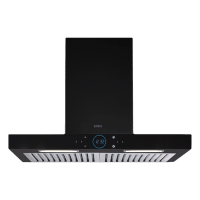 elica ISMART SPOT H6 BF LTW 60 NERO 60cm Ductless Wall Mounted Chimney with Touch Control Panel (Black)