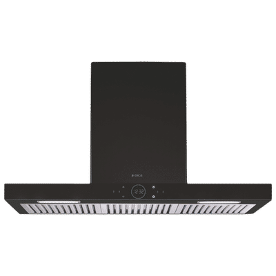elica ISMART SPOT H6 BF LTW 90 NERO 90cm Ductless Wall Mounted Chimney with Touch Control Panel (Black)