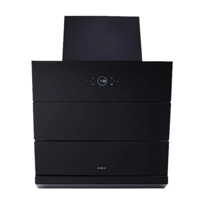 elica ISMART EFL HAC LTW 60 60cm Ductless Auto Clean Ceiling Mounted Chimney with Touch Control Panel (Black)