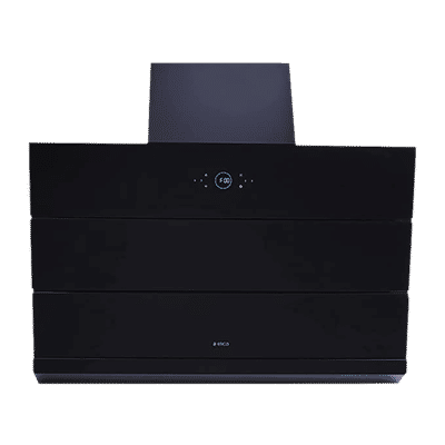 elica ISMART EFL HAC LTW 90 90cm 1100m3/hr Ductless Auto Clean Wall Mounted Chimney with Motion Sensor (Black)