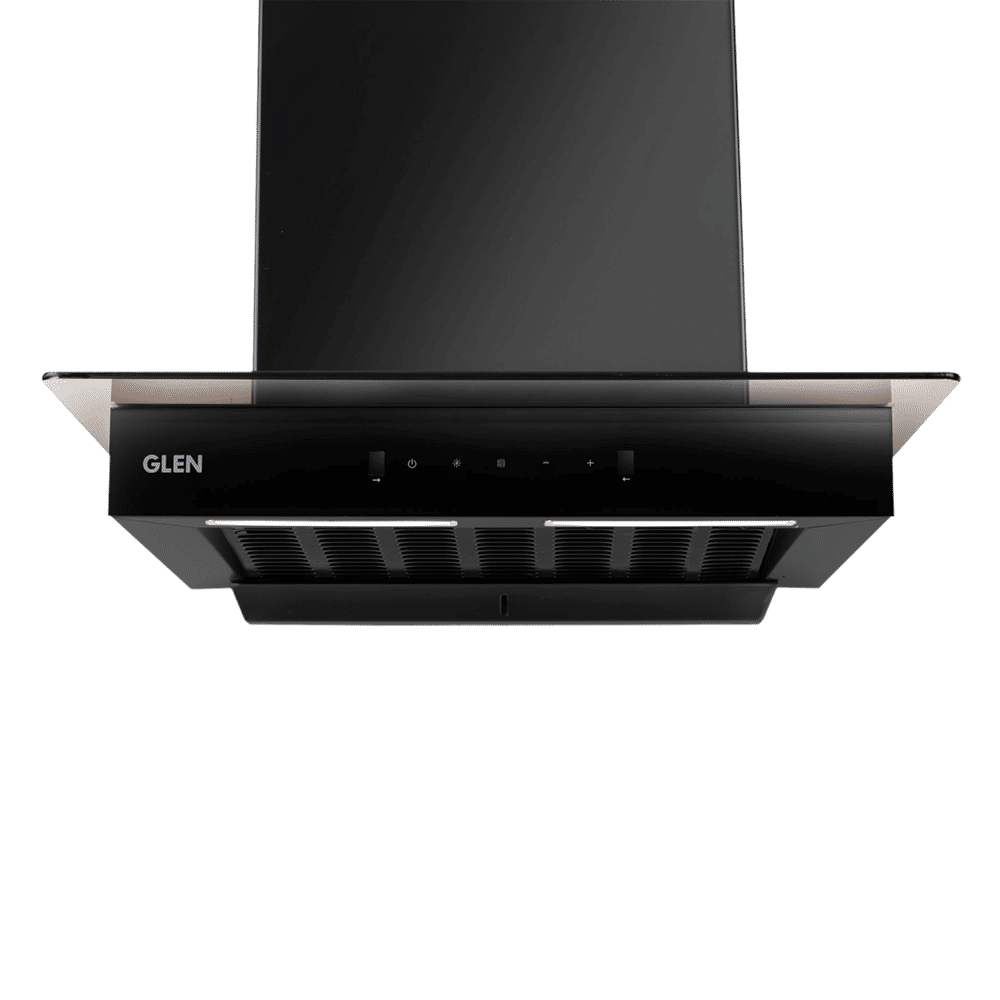 GLEN 6062 BL 90cm 1200m3/hr Ducted Auto Clean Wall Mounted Chimney with Touch Control Panel (Black)_4