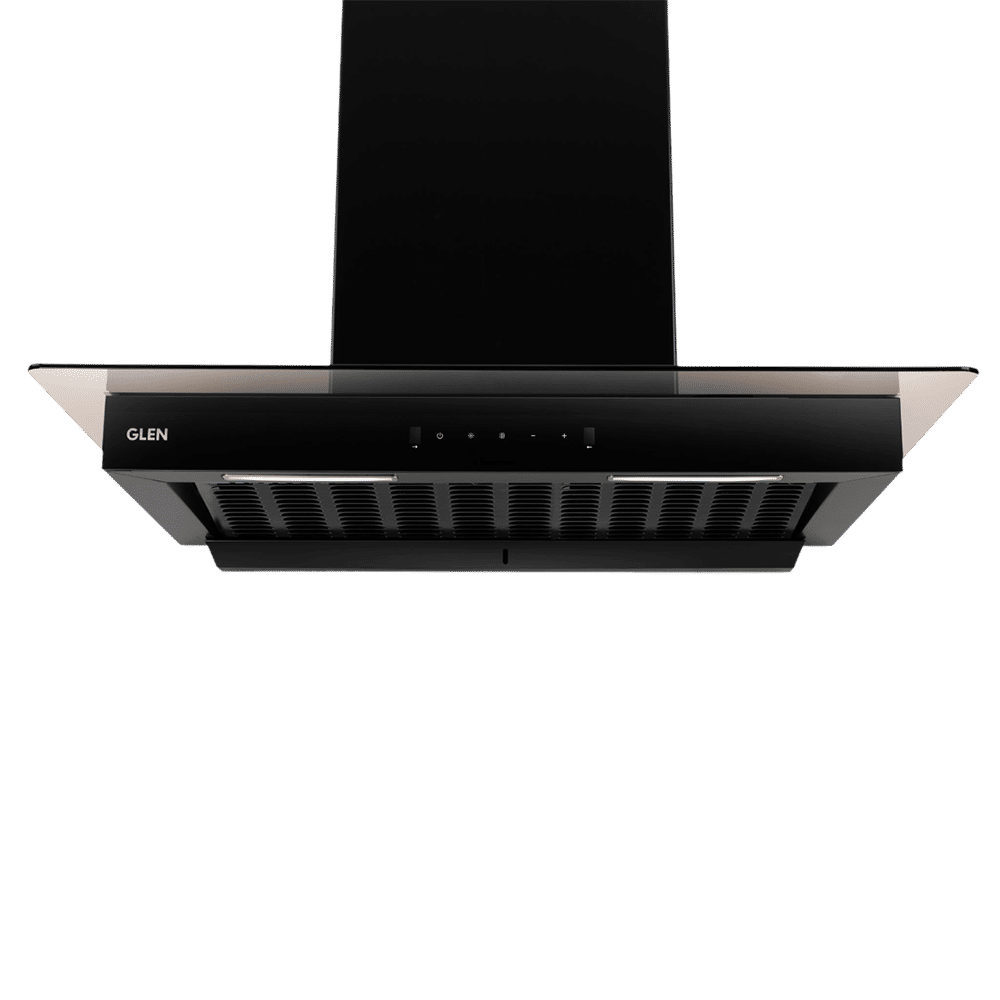 GLEN 6062 BL 90cm 1200m3/hr Ducted Auto Clean Wall Mounted Chimney with Touch Control Panel (Black)_5