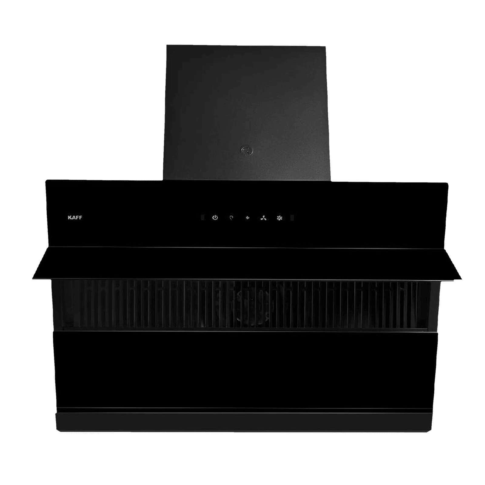 KAFF ALBURY LX DHC 75cm 1280m3/hr Ducted Wall Mounted Chimney with Touch Control Panel (Black)_1