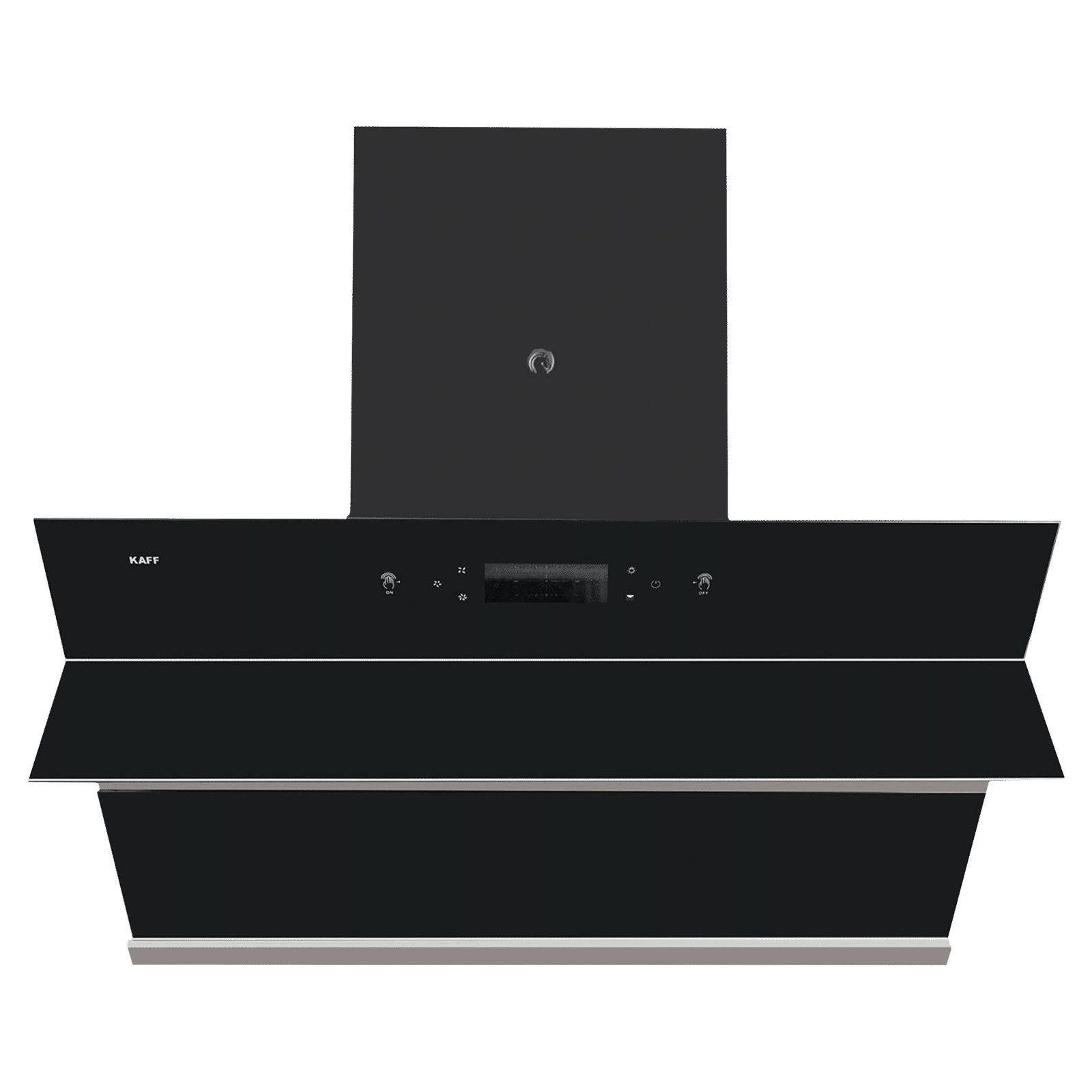 KAFF ALBURY DHC 90cm 1420m3/hr Ducted Auto Clean Wall Mounted Chimney with Touch Control Panel (Black) KAFF ALBURY DHC 90cm 1420m3/hr Ducted Auto Clean Wall Mounted Chimney with Touch Control Panel (Black)_1
