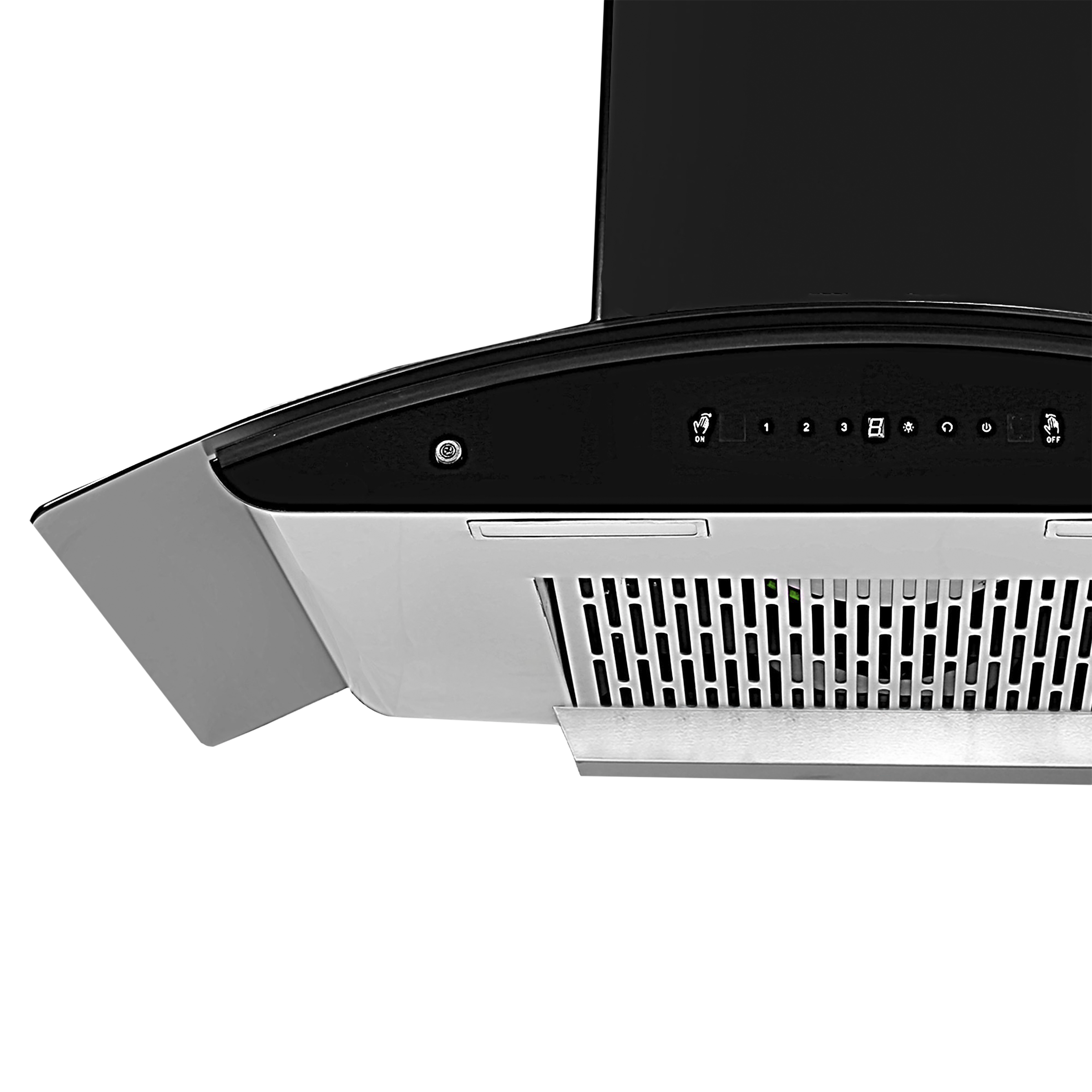 FABER EVEREST SMART IND HC SC BK 90cm 1250m3/hr Ducted Auto Clean Wall Mounted Chimney with Touch Control Panel (Black) FABER EVEREST SMART IND HC SC BK 90cm 1250m3/hr Ducted Auto Clean Wall Mounted Chimney with Touch Control Panel (Black)_7
