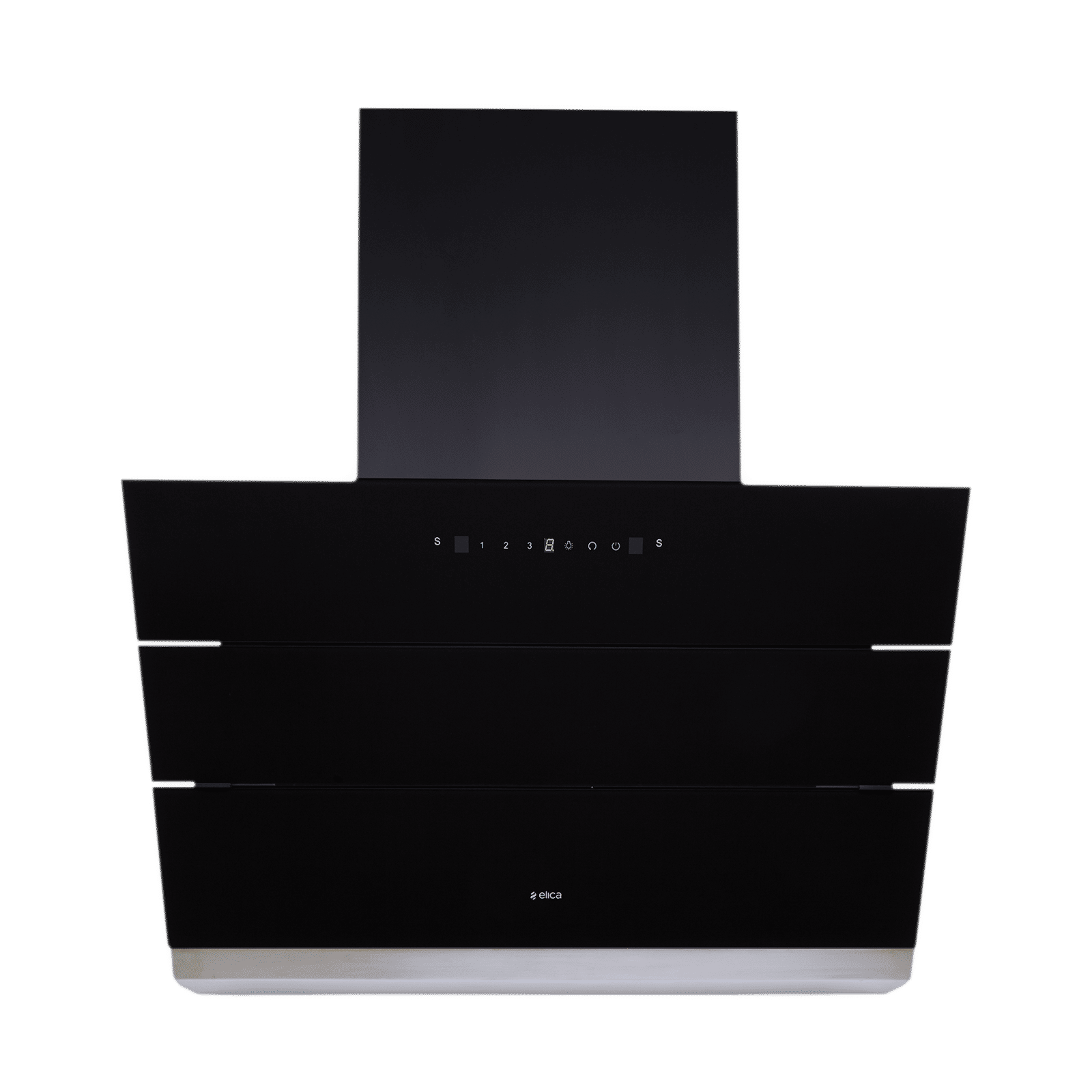 elica EFL S 751 ULTRA HAC LTW VMS 75cm 1500m3/hr Ducted Auto Clean Wall Mounted Chimney with Touch Control Panel (Black)_1