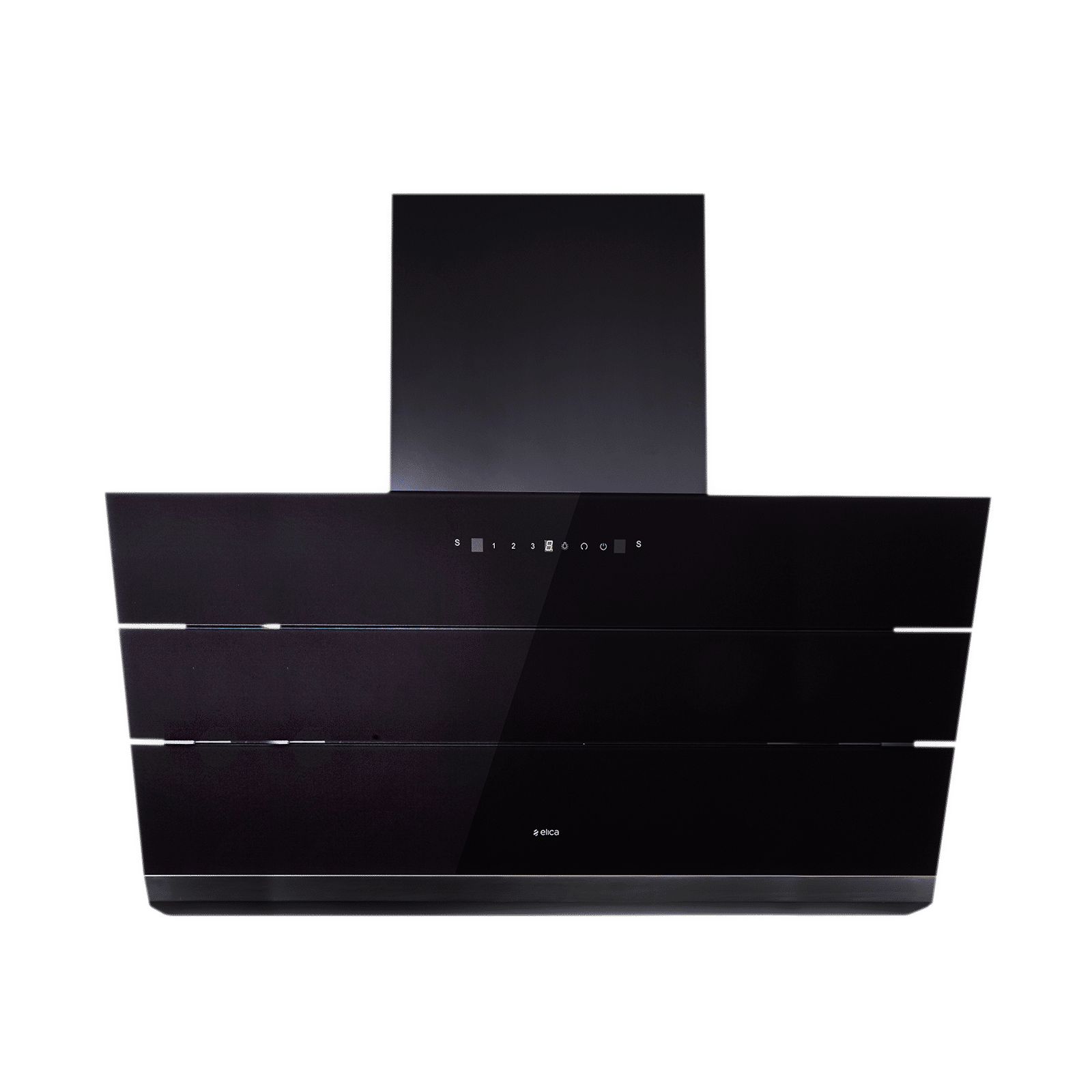 elica EFL S 901 ULTRA HAC LTW VMS 90cm 1500m3/hr Ducted Auto Clean Wall Mounted Chimney with Touch Control Panel (Black) elica EFL S 901 ULTRA HAC LTW VMS 90cm 1500m3/hr Ducted Auto Clean Wall Mounted Chimney with Touch Control Panel (Black)_1