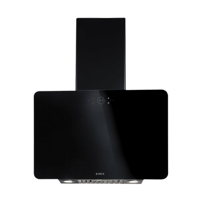 elica ISMART KITTY LTW 60 NERO 60cm Ducted Wall Mounted Chimney with Touch Control Panel (Black)