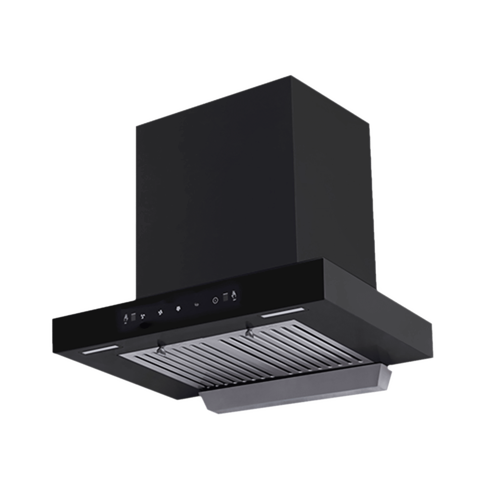 Kutchina Fascino 60cm 1250m3/hr Ducted Auto Clean Wall Mounted Chimney with Wave Sensor (Black) Kutchina Fascino 60cm 1250m3/hr Ducted Auto Clean Wall Mounted Chimney with Wave Sensor (Black)_1