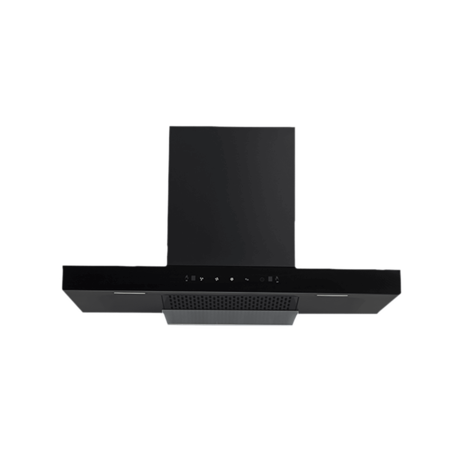 Kutchina Fascino 90cm 1250m3/hr Ducted Auto Clean Wall Mounted Chimney with Wave Sensor (Black)_1