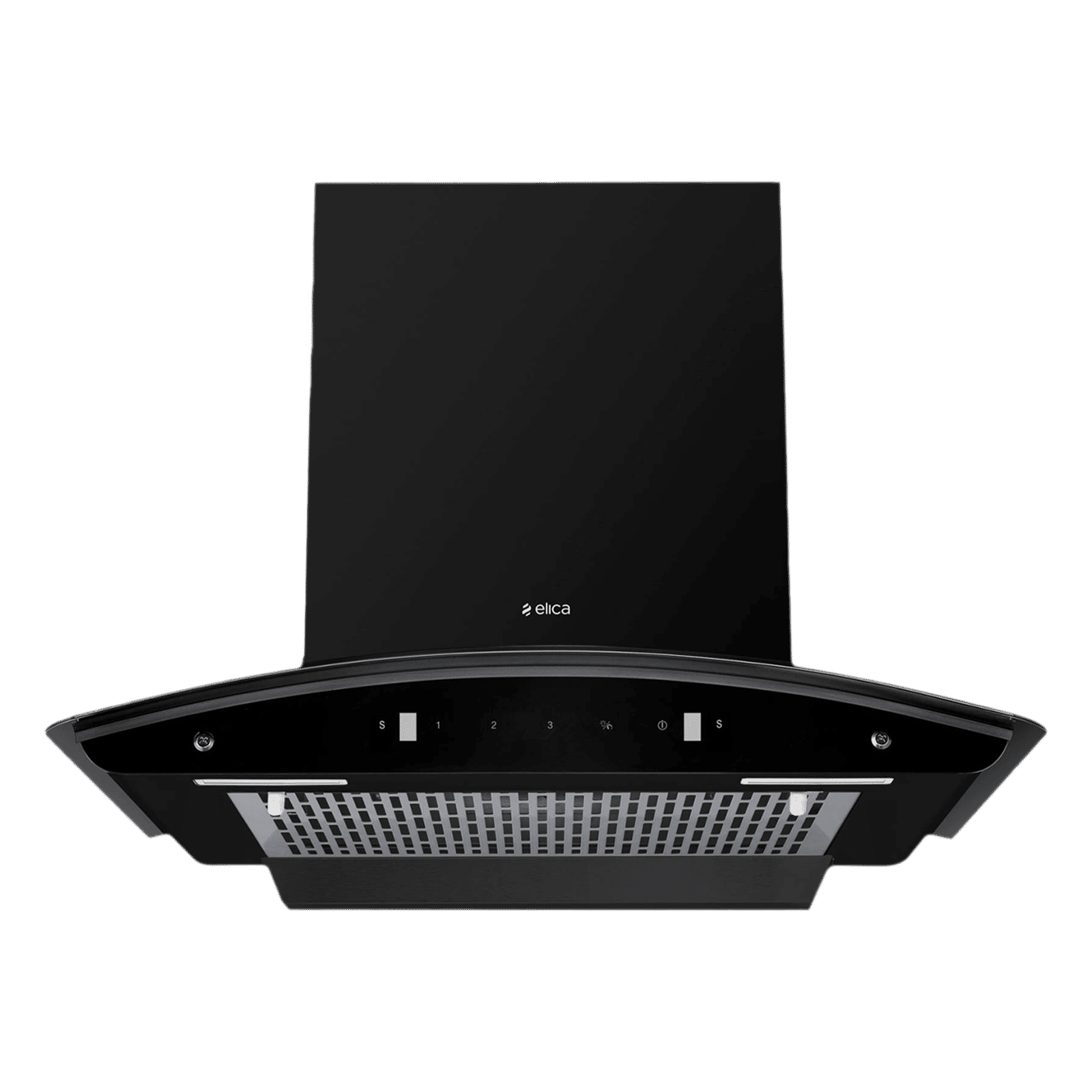 elica FL 600 SLIM HAC MS NERO 60cm 1200m3/hr Ducted Auto Clean Wall Mounted Chimney with Touch Control Panel (Black) elica FL 600 SLIM HAC MS NERO 60cm 1200m3/hr Ducted Auto Clean Wall Mounted Chimney with Touch Control Panel (Black)_1