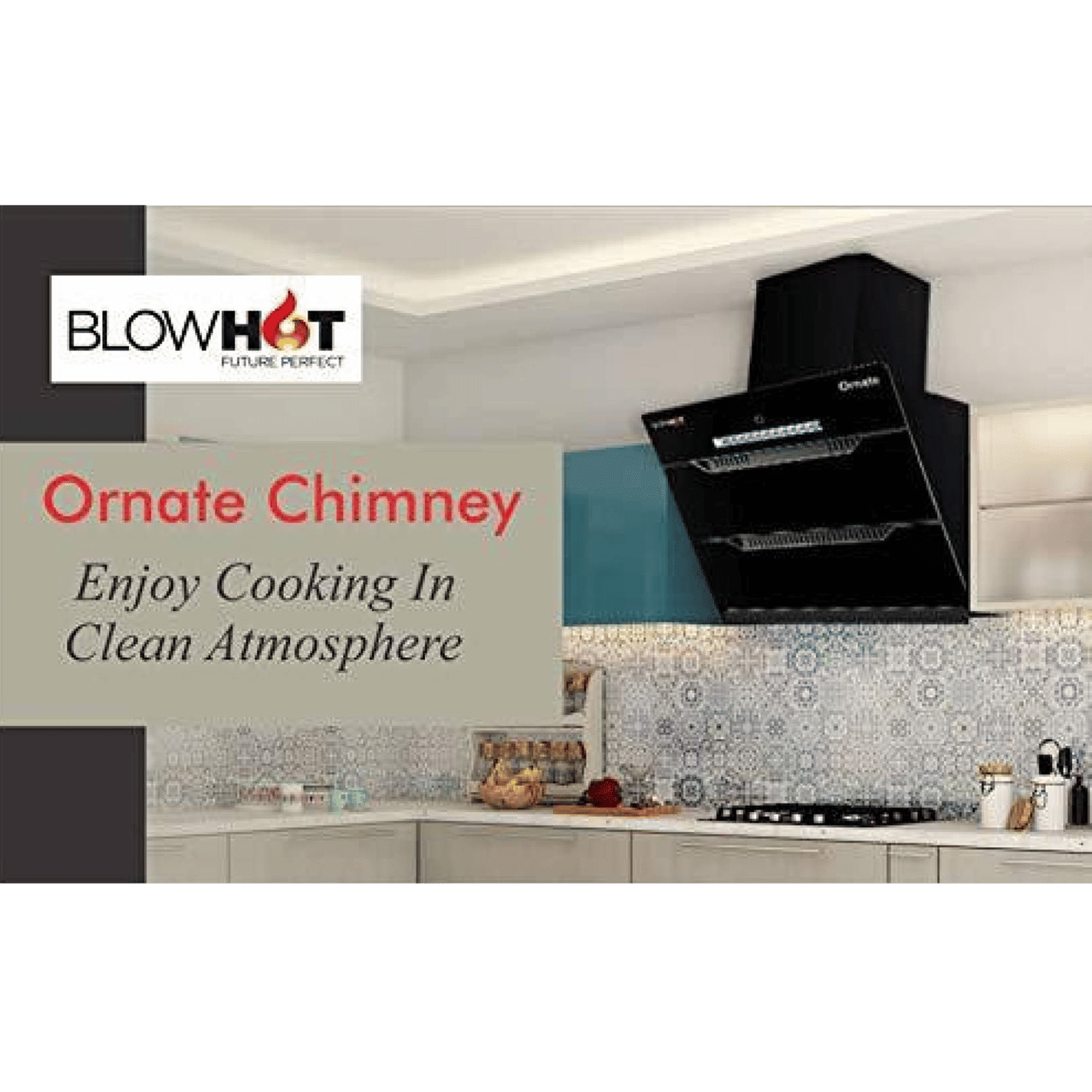 BLOWHOT Ornate BAC 60cm 1300m3/hr Ducted Auto Clean Wall Mounted Chimney with Feather Touch Control (Black) BLOWHOT Ornate BAC 60cm 1300m3/hr Ducted Auto Clean Wall Mounted Chimney with Feather Touch Control (Black)_10