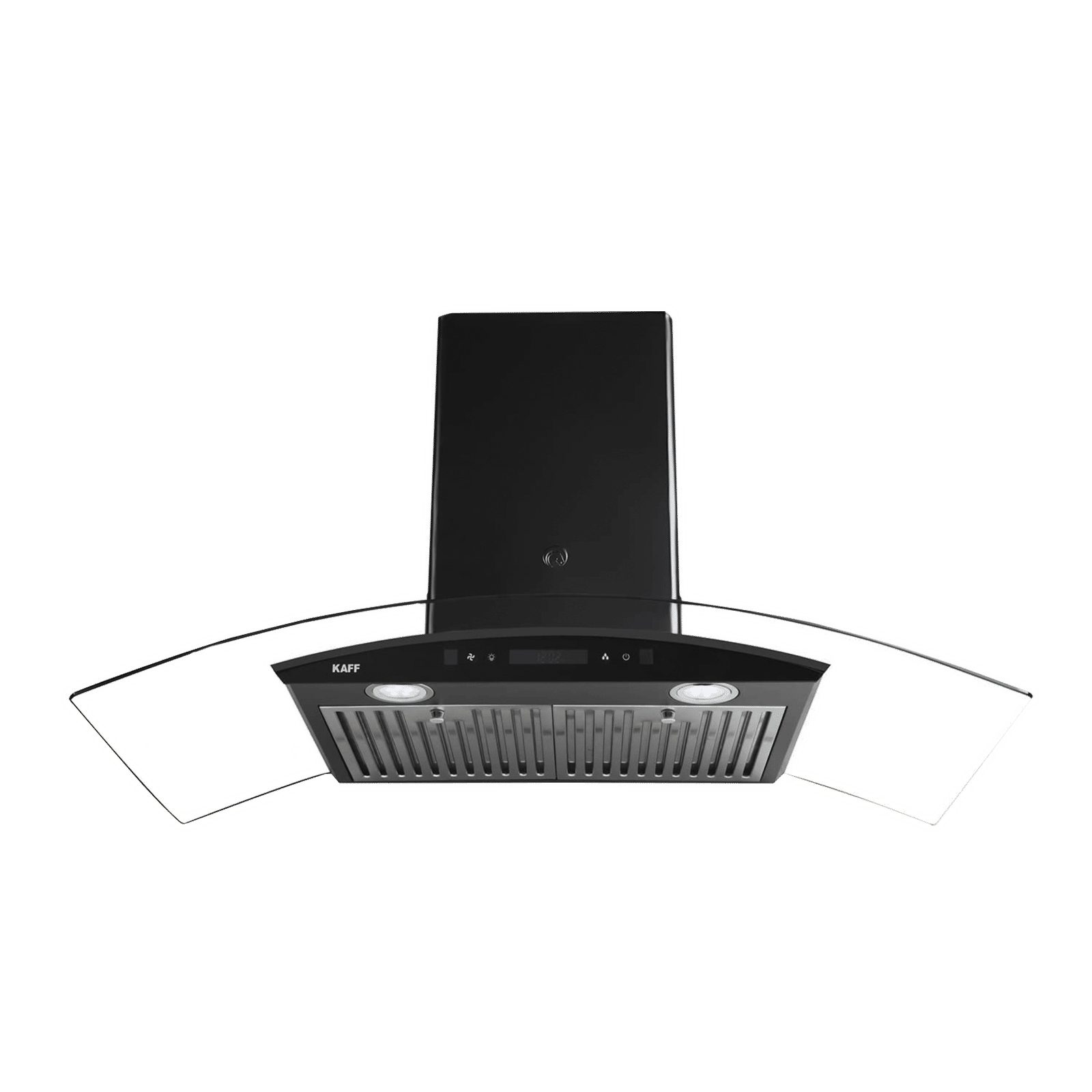 KAFF OPEC TX DHC 90cm 1180m3/hr Ducted Auto Clean Wall Mounted Chimney with Digital Display (Black)_4