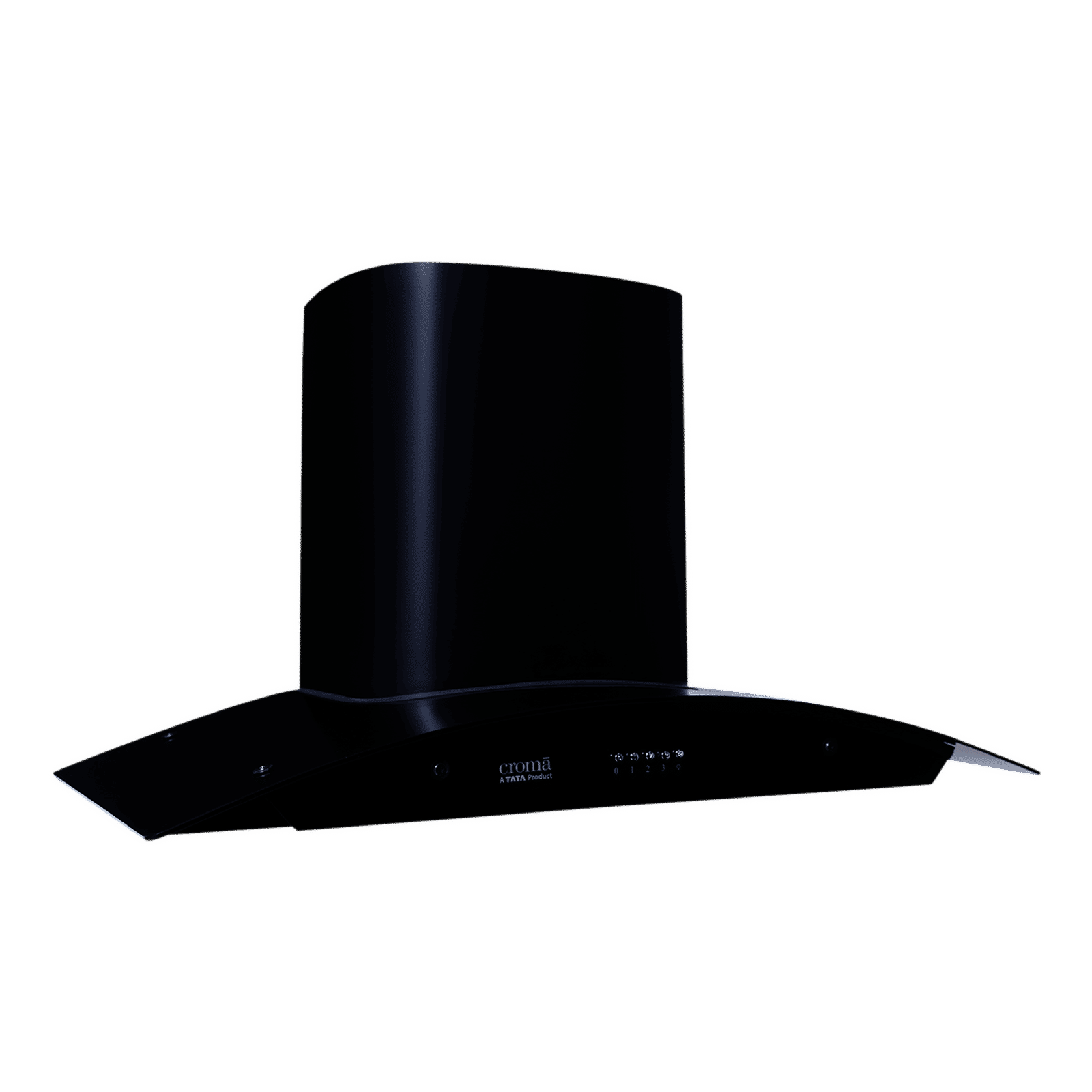 Croma Advencio 90cm 1300m3/hr Ducted Wall Mounted Chimney with Push Button Control (Black)_10