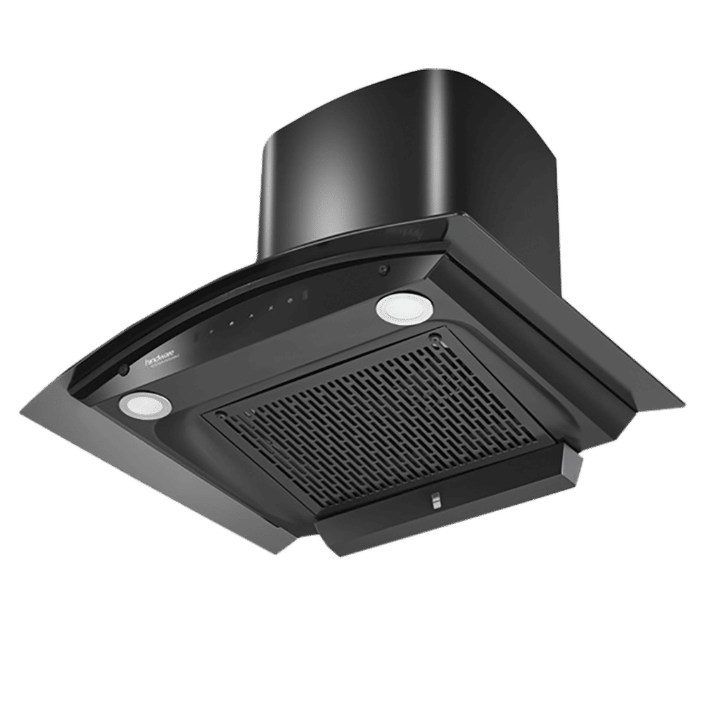 hindware Celesia 90cm 1500m3/hr Ducted Auto Clean Wall Mounted Chimney with Touch Control (Black)_5