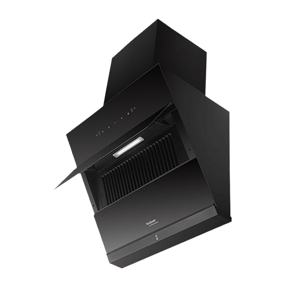 hindware Lexia 60cm 1350m3/hr Ducted Auto Clean Wall Mounted Chimney with Touch Control (Black) hindware Lexia 60cm 1350m3/hr Ducted Auto Clean Wall Mounted Chimney with Touch Control (Black)_4