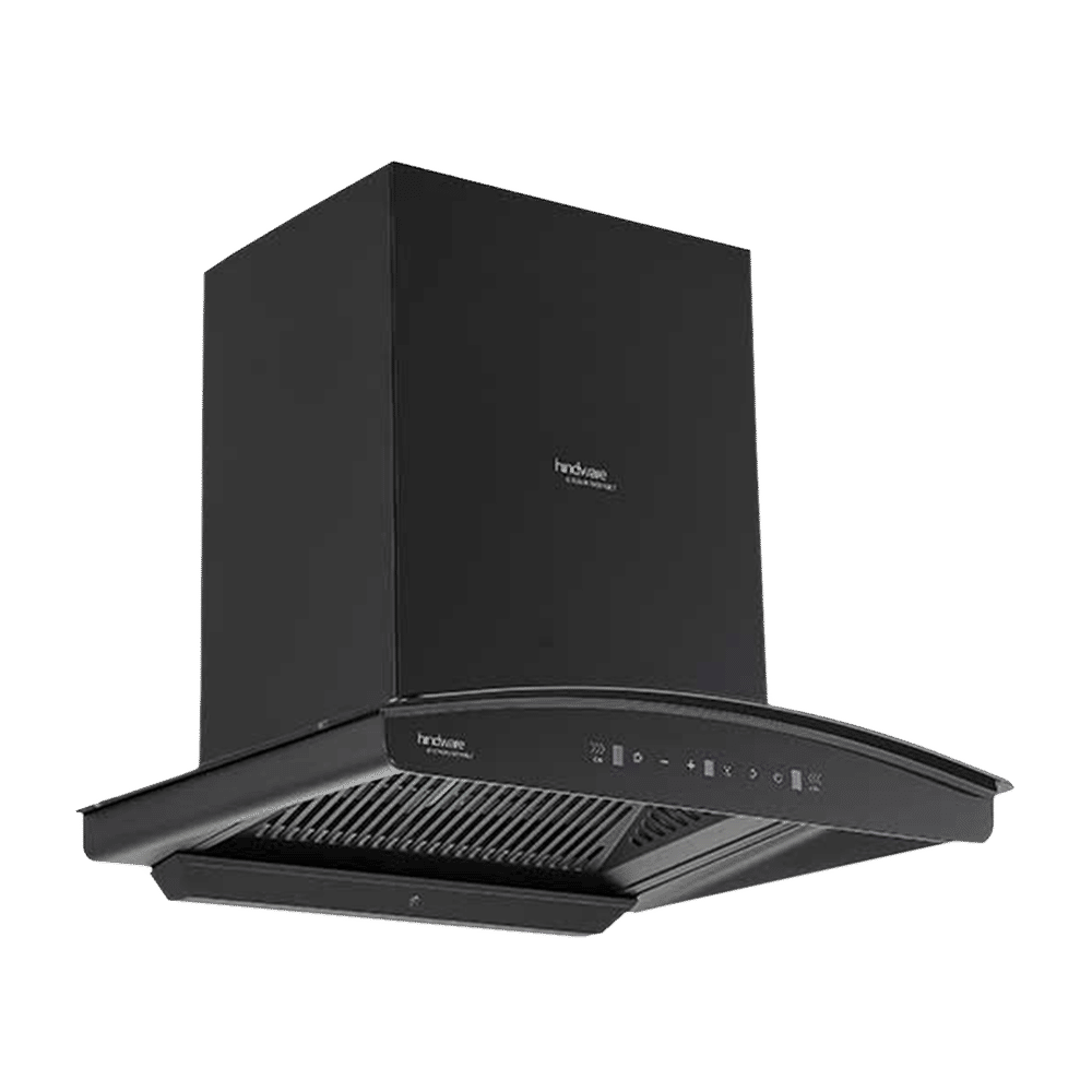 hindware Zinnia 60cm 1350m3/hr Ducted Auto Clean Wall Mounted Chimney with Motion Sensor (Black) hindware Zinnia 60cm 1350m3/hr Ducted Auto Clean Wall Mounted Chimney with Motion Sensor (Black)_6