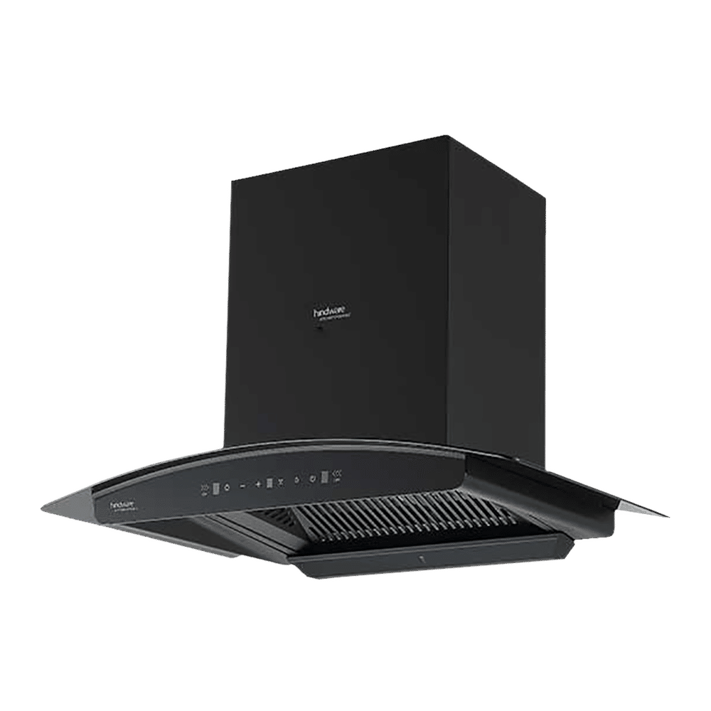hindware Zinnia 75cm 1300m3/hr Ducted Auto Clean Wall Mounted Chimney with Motion Sensor (Black) hindware Zinnia 75cm 1300m3/hr Ducted Auto Clean Wall Mounted Chimney with Motion Sensor (Black)_6