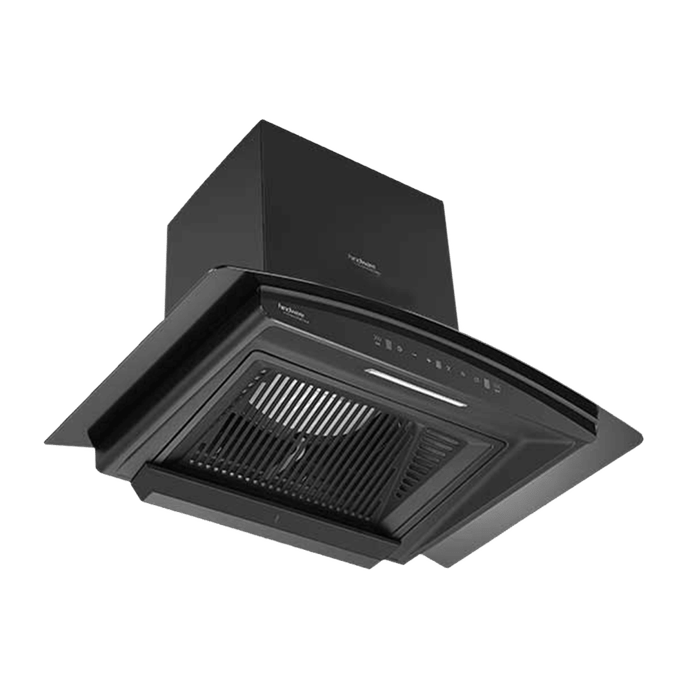 hindware Zinnia 75cm 1300m3/hr Ducted Auto Clean Wall Mounted Chimney with Motion Sensor (Black) hindware Zinnia 75cm 1300m3/hr Ducted Auto Clean Wall Mounted Chimney with Motion Sensor (Black)_4
