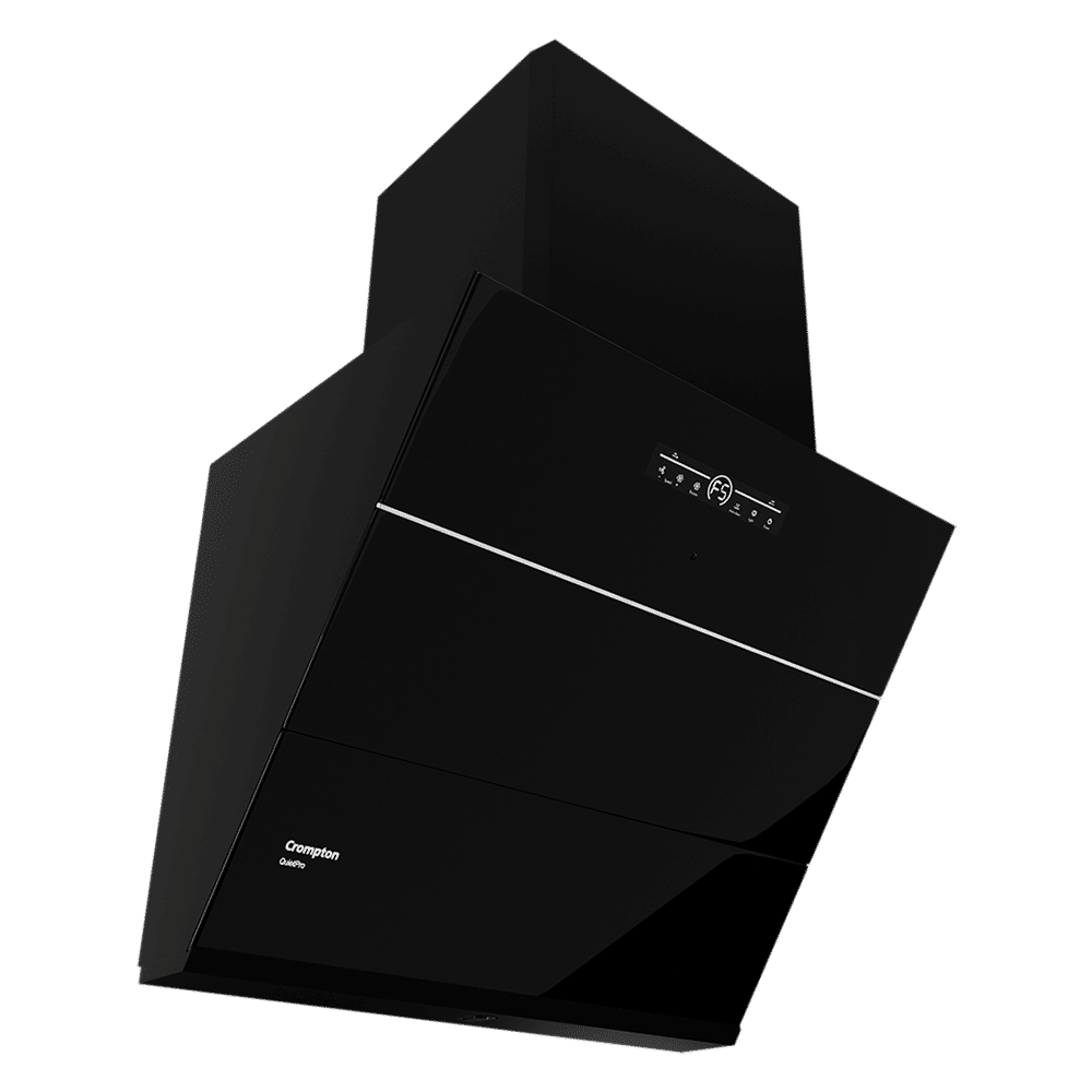 Crompton QuietPro 60cm 1780m3/hr Ducted Auto Clean Wall Mounted Chimney with Touch Control Panel (Midnight Black)_5