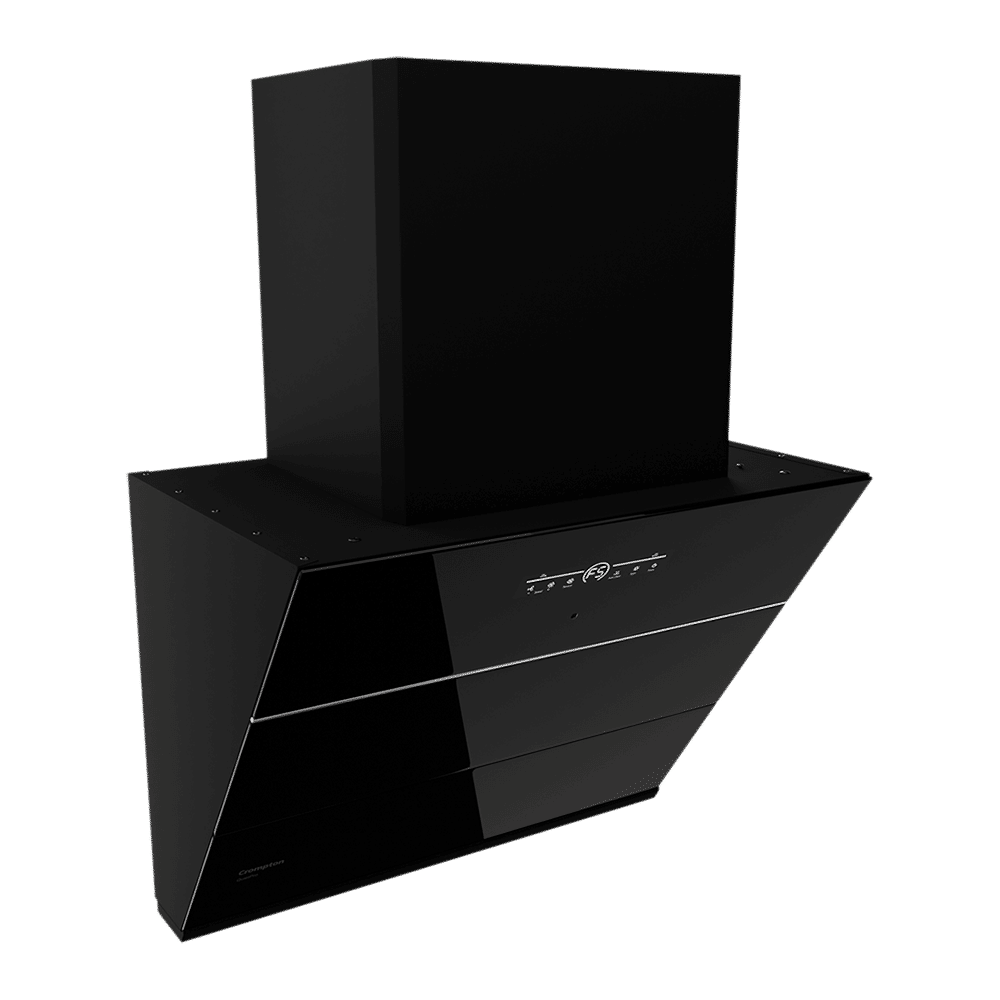 Crompton QuietPro 60cm 1780m3/hr Ducted Auto Clean Wall Mounted Chimney with Touch Control Panel (Midnight Black)_6