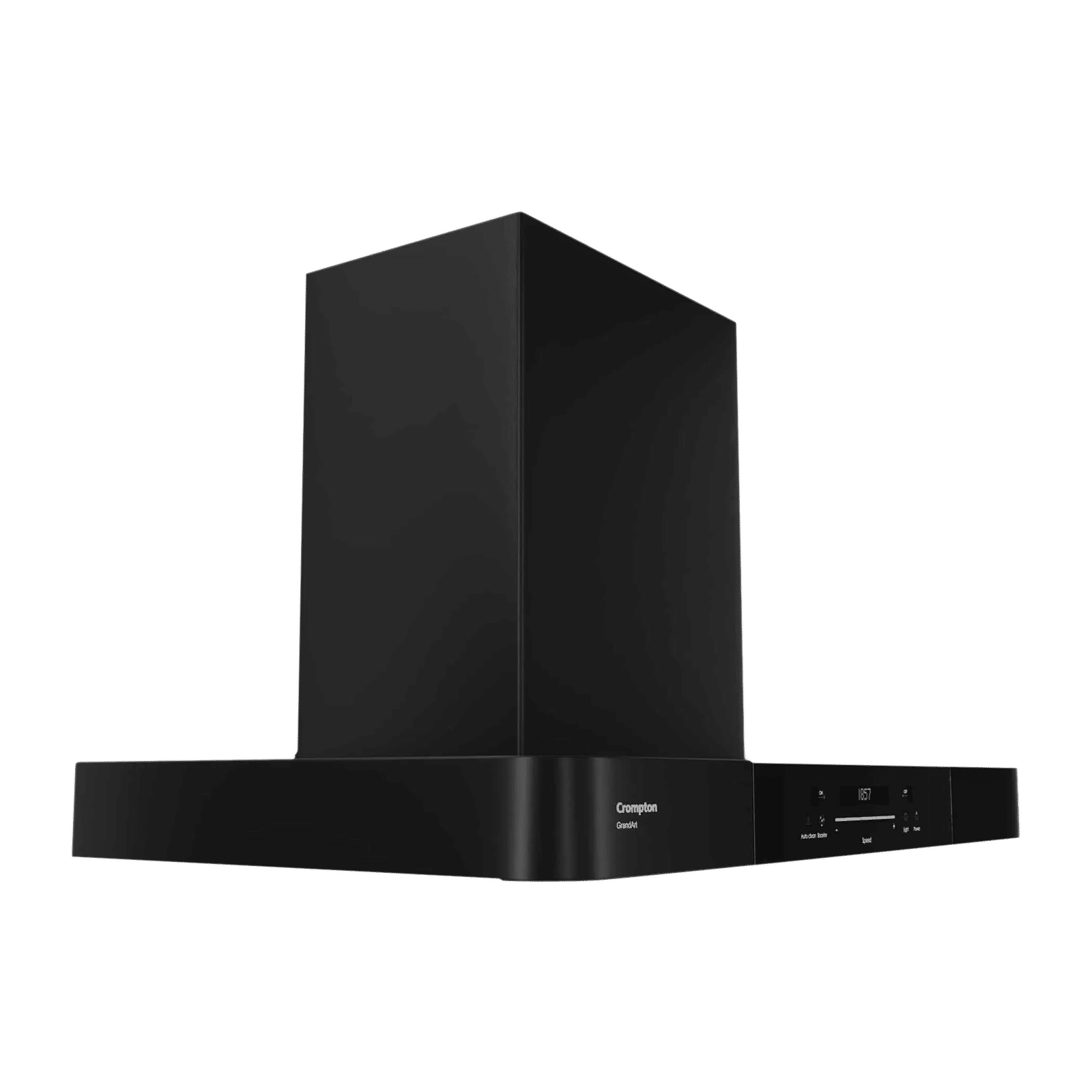 Crompton GrandArt 90cm 1890m3/hr Ducted Auto Clean Wall Mounted Chimney with Touch Control Panel (Midnight Black) Crompton GrandArt 90cm 1890m3/hr Ducted Auto Clean Wall Mounted Chimney with Touch Control Panel (Midnight Black)_4